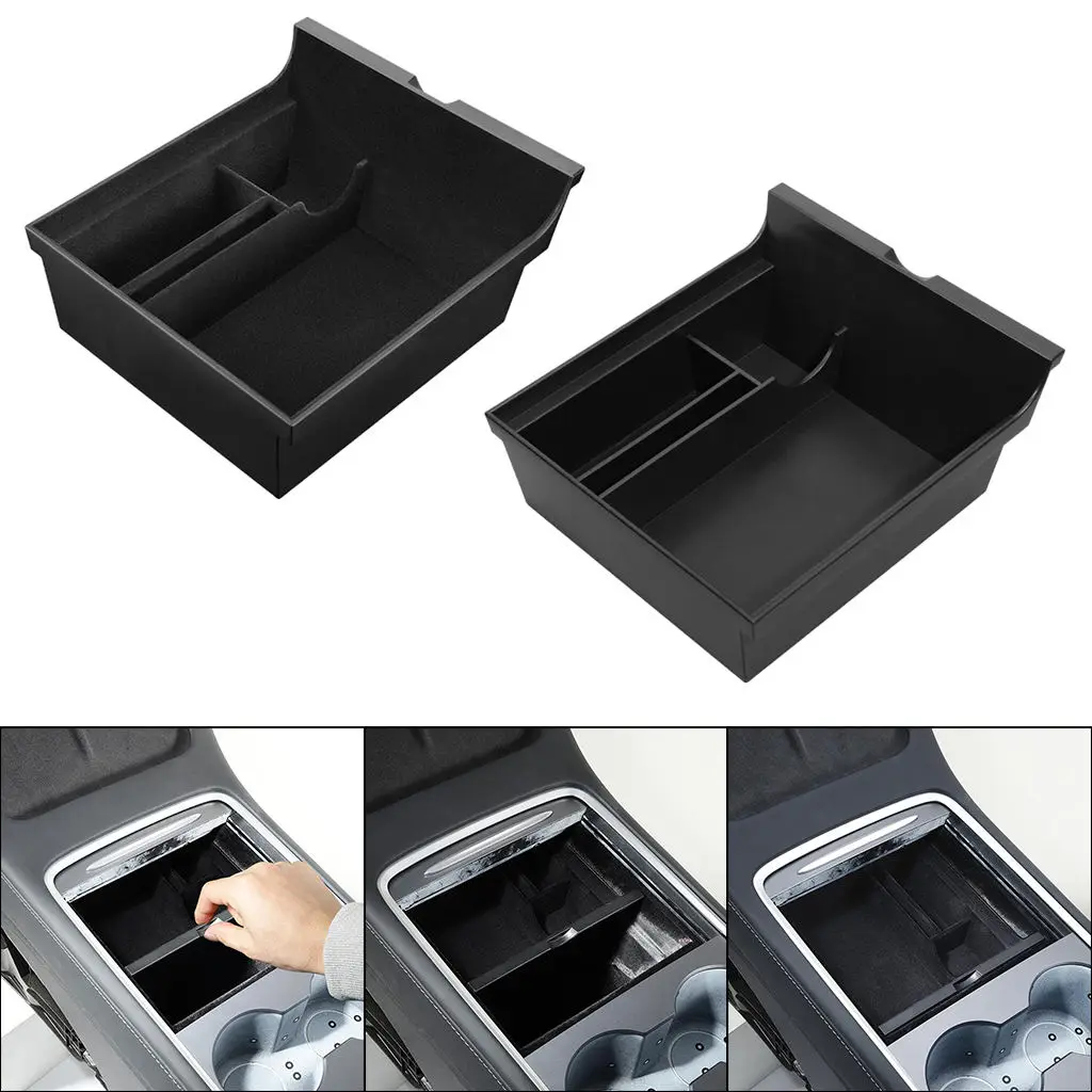 Car Center Console Organizer Tray Storage Box Holder for Tesla Model 3 Car