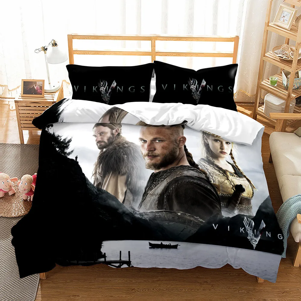 Viking lenda duplo 3pc conjunto de cama