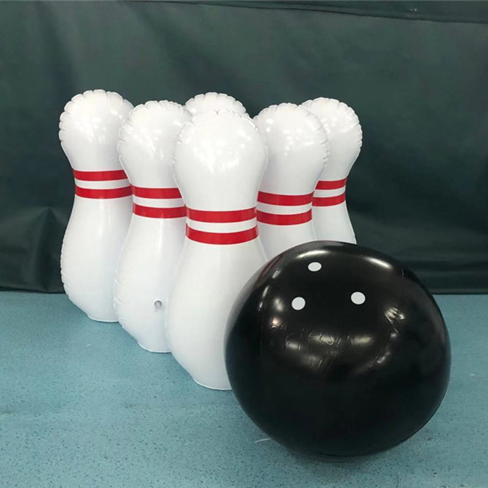 Pvp Inflatable Bowling Game Toy Set Yard Games Sports Enlightenment Gift Parent Child Interactive Toys Indoor Family Toys