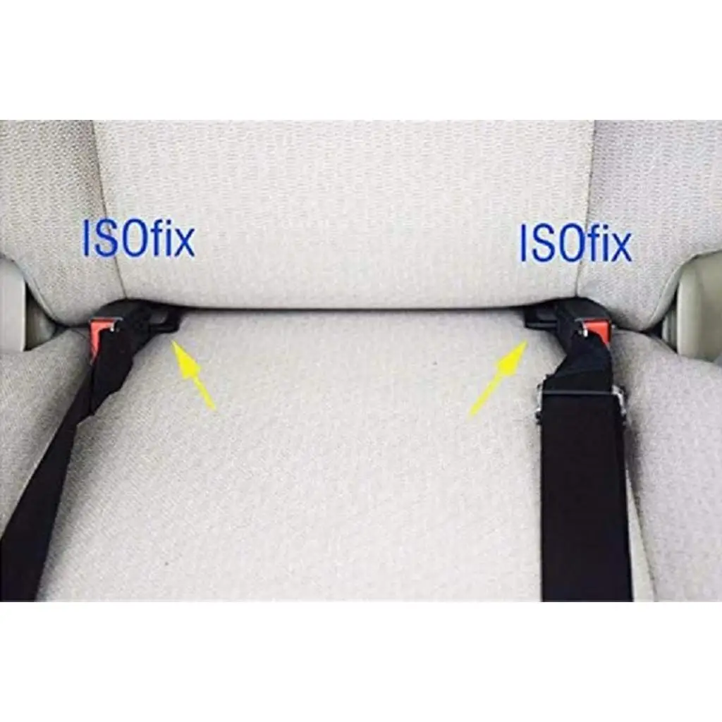 Universal Isofix Latch Connector Mounting Kit Mount Bracket Belt Connector for Baby Seat Belt Child Safety Seat Auto Parts