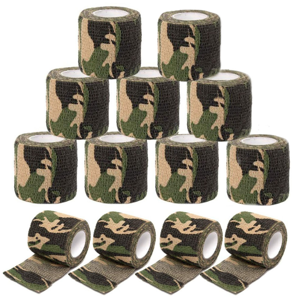 Best of 6 / 12 / 24 / 48pcs Camouflage Tattoo Grip Bandage Elastic Wraps Tapes Nonwoven Self-adhesive Finger Protection For Tattoo Machine Pen Reviews & Tips