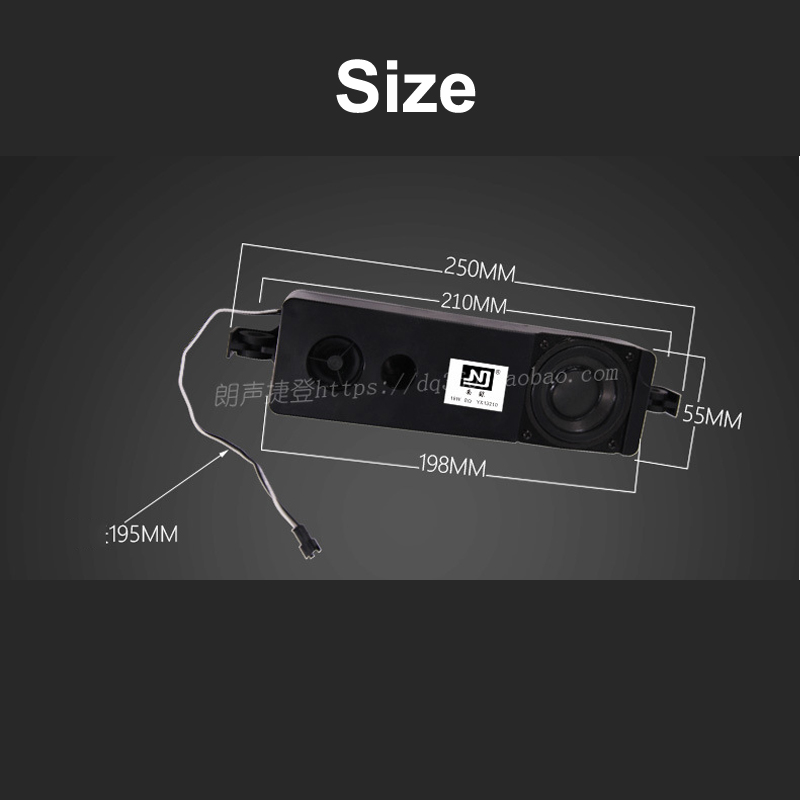 Title 7, Alto-falante de áudio 30w 8ohm bluetooth 5.0 tp...