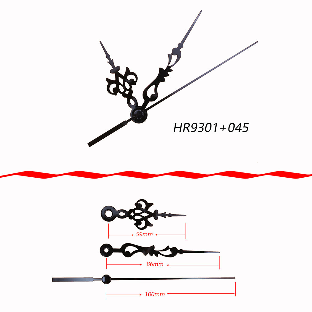 Black Wall Quartz Movement for Clock Repair Replacement Movement Clock