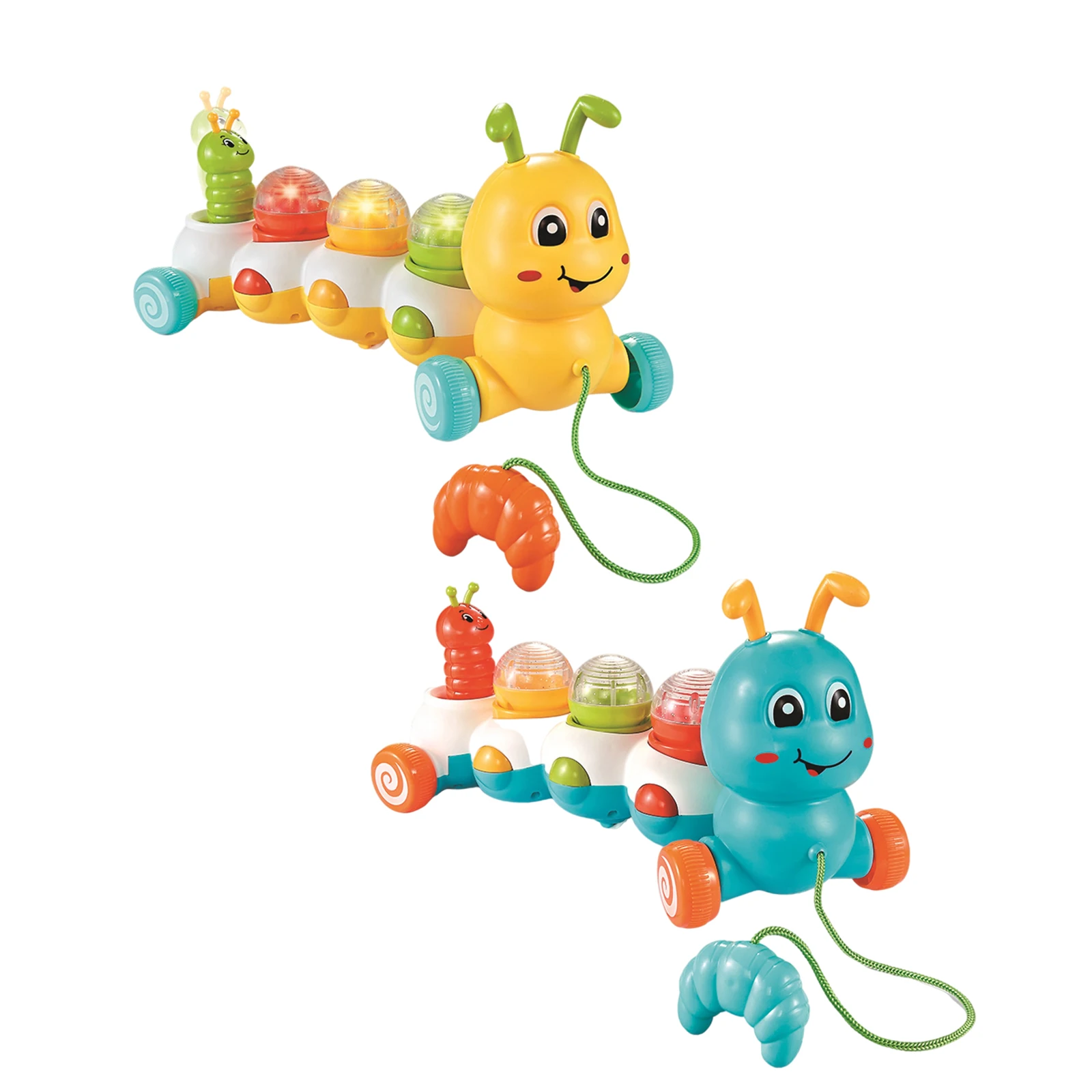 Electric Caterpillar Toy With Lights and Sound Reptiles Kids Party Toy Early Education Toys