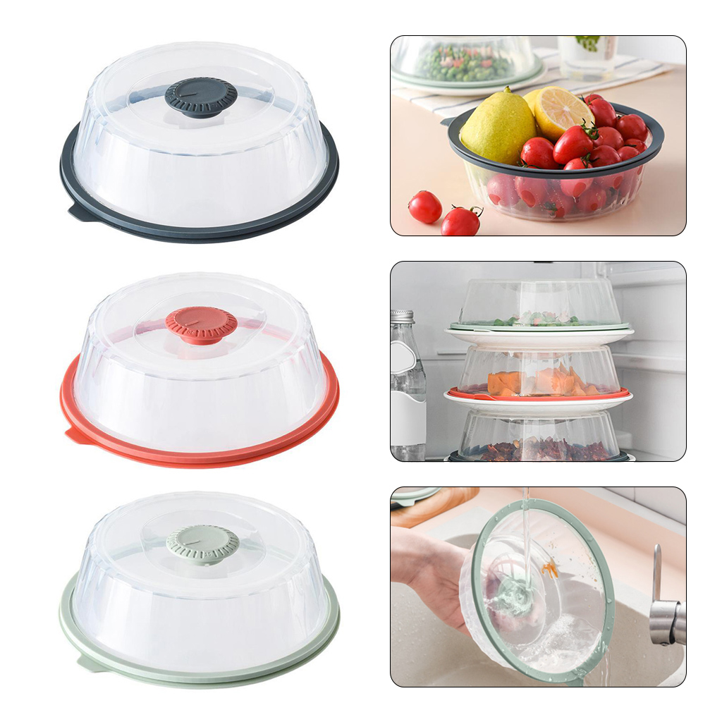 Vacuum Air-tight Food Preservation Cover Storage Vegetable Lid Dome BPA Free