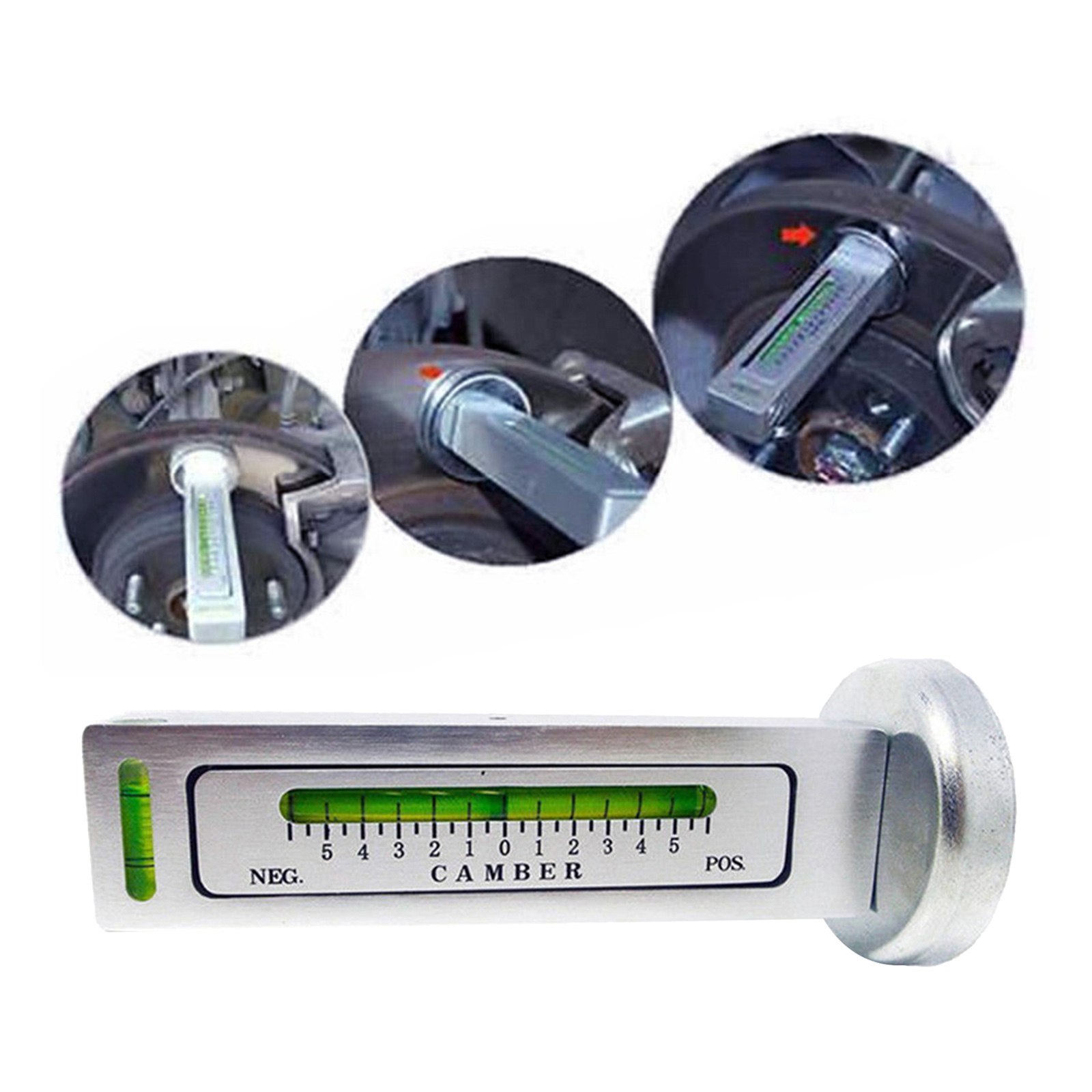Magnetic Camber Castor Strut Wheel Alignment Gauge Tire Repair
