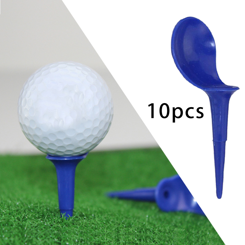 10Pcs Novelty Chair Shape Golf Tees 82mm Golfing  Tees Driving Range Training for Professional Beginner
