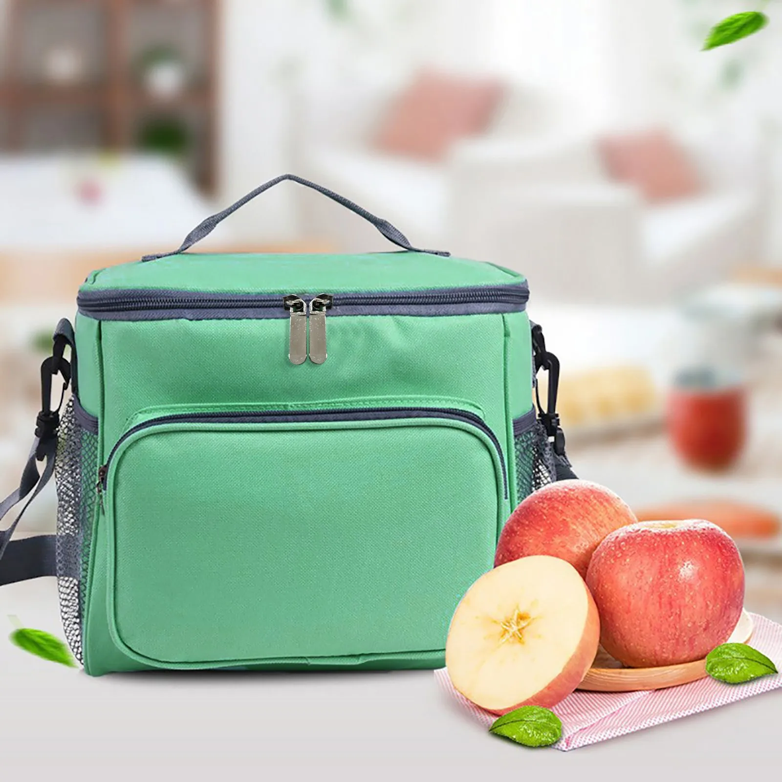 Thermal Lunch Bag Women Portable Insulated Cooler Bento Tote Family Travel Picnic Drink Fruit Food Fresh Organizer Accessories 