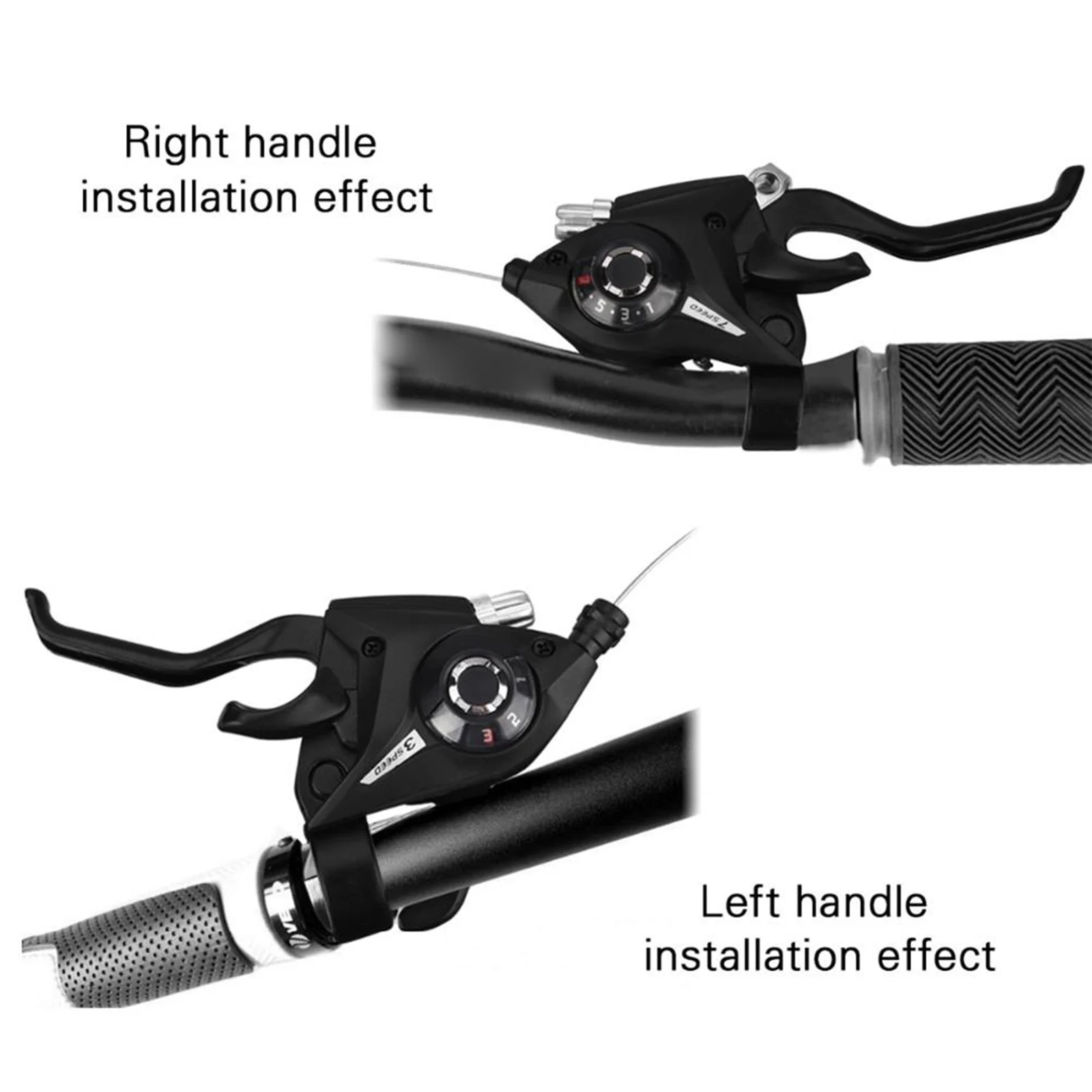 Bicycle Derailleur 3 * 7/8 Speed Lever & Brake Lever Conjoined 21-24Speed MTB Mountain Bike er ST-EF51