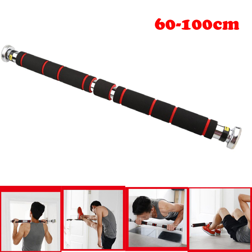 Door Bar Chin-up Bar Assembly Without Drilling for Door Frames 60-100cm, Pull Up