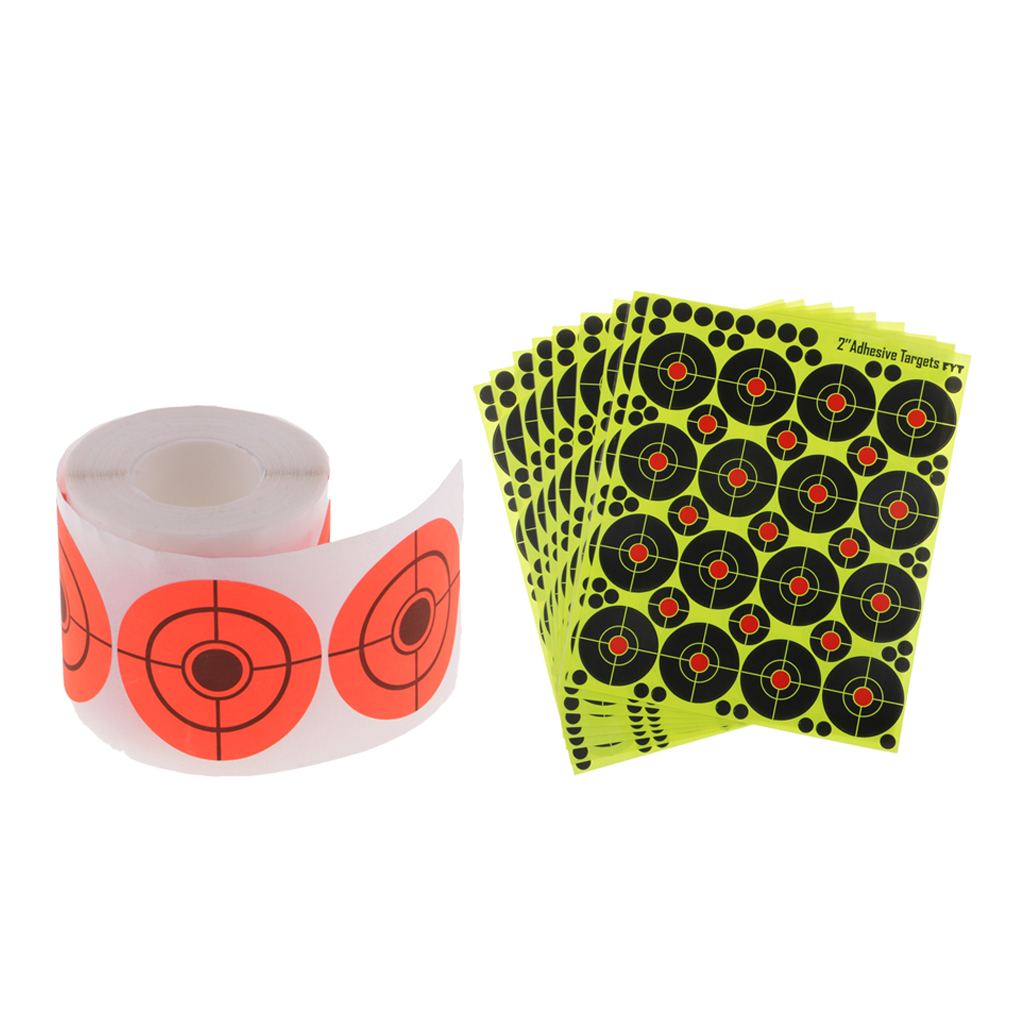 410pcs Paper Target Self-adhesive Archery Shooting Target Stickers for Hunting Archery Arrow Training Shoot Accessories