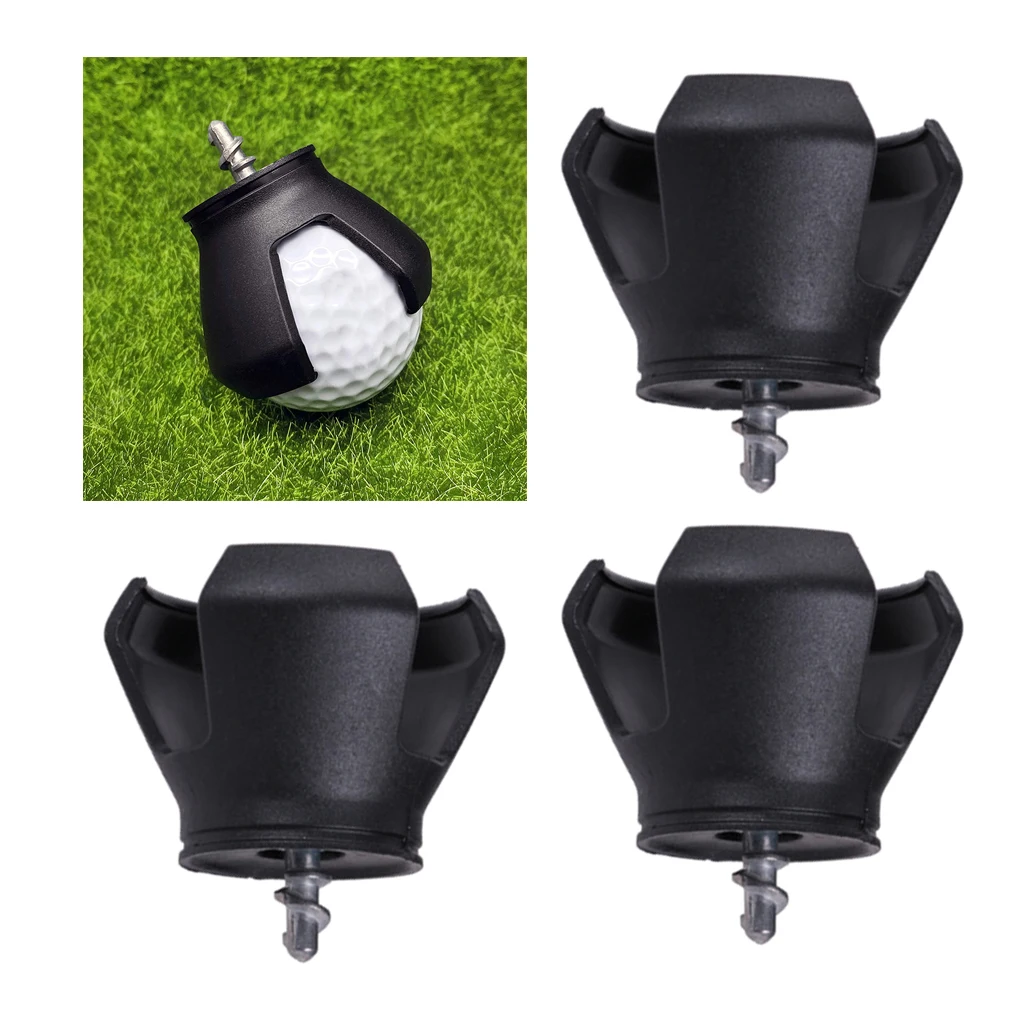 Premium Golf Ball Claw 3 Prongs Pick Up Retriever for Golf Putter Universal Anti-Slip Caddie Golfer Driving Range Balls Picker
