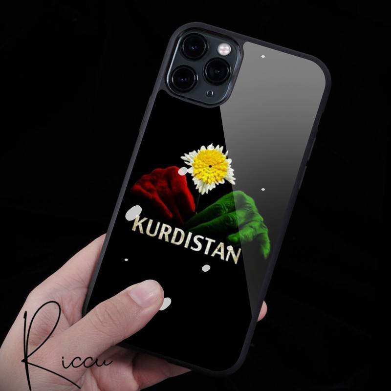 wholesale Kurdistan Flag Phone Case Rubber for iPhone 12 11 Pro Max XS 8 7 6 6S Plus X 5S SE 2020 XR 12Mini case iphone 8 plus waterproof case