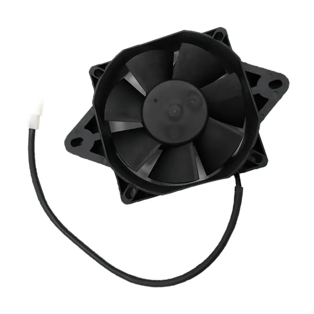 12 Volt Radiator Thermo Electric Cooling Fan for 150cc 250cc Dirt Bike ATV