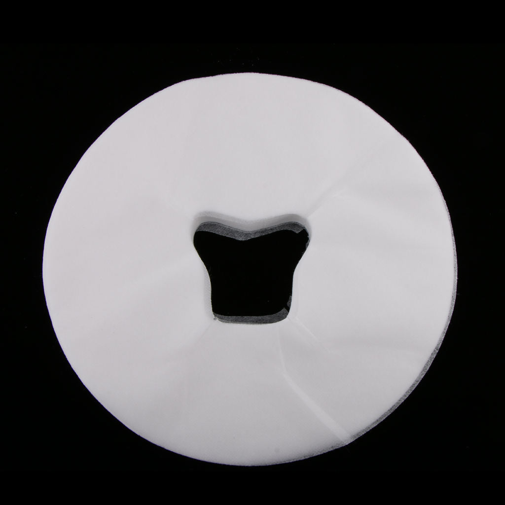 100x Non Woven Disposable Massage Table Bed Cradle Cover White