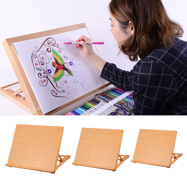 Different Position Wood Drafting Table Easel Drawing and Sketching