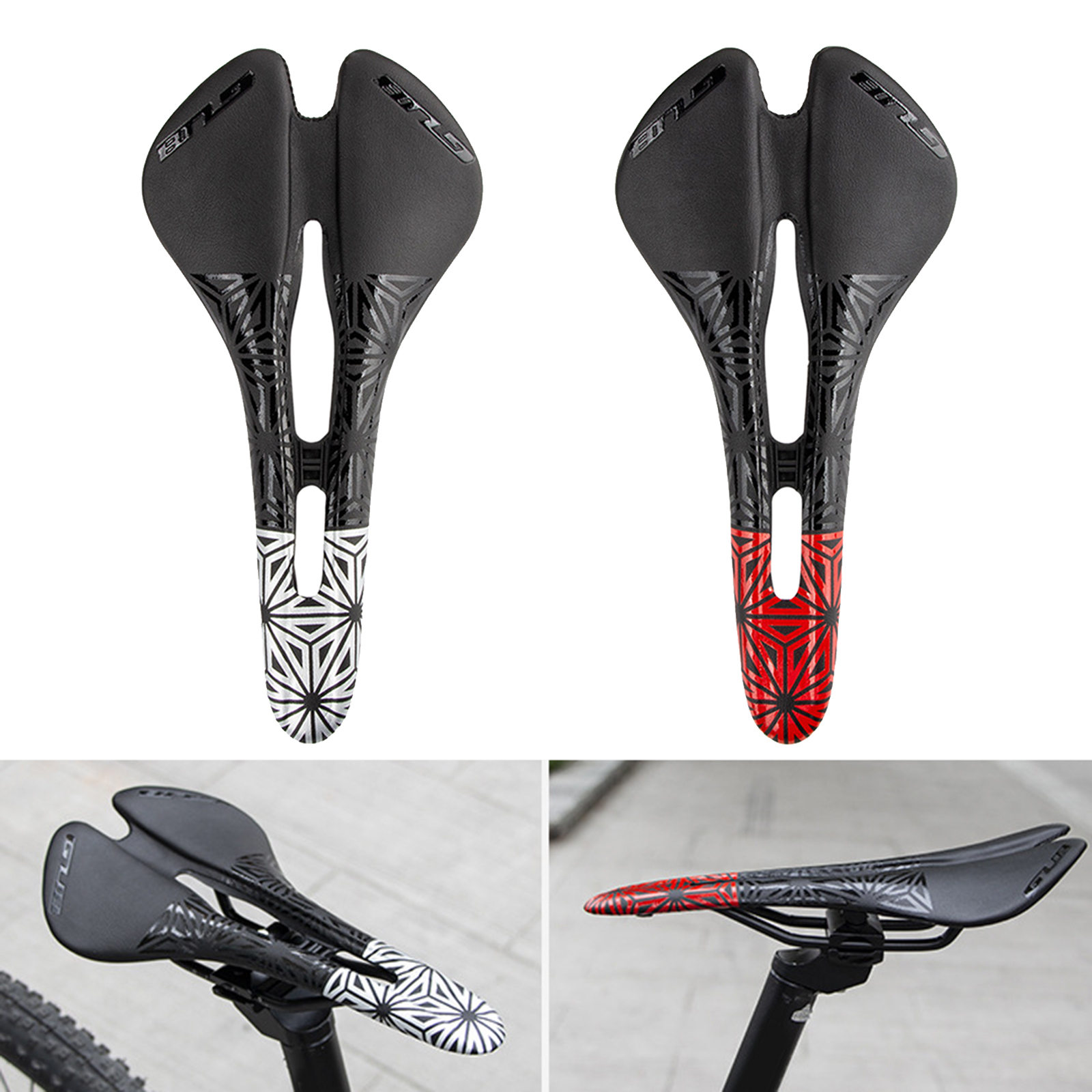 Comfortable Bike Saddle Road Bikes Bicycle Seat Cushion Replacement Padded for Adults Waterproof MTB Cycling Seat Saddle Parts