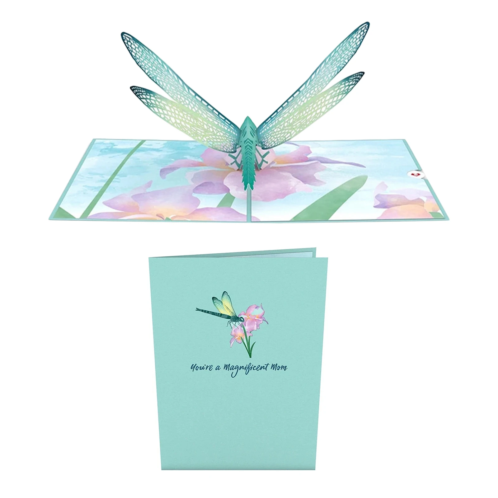 Dragonfly Pop Up Card Valentine's Day Gifts for Grandma Invitation Postcard