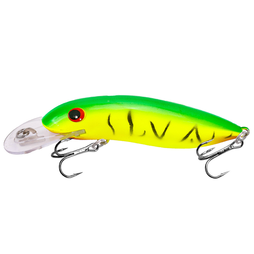 1 stücke Minnow Angeln Locken 10,5 cm 13,4g Schwimm Crankbait Fest Künstliche Köder Hecht Bass Trout Tiefe Wasser Wobbler angelgerät – Detail 14