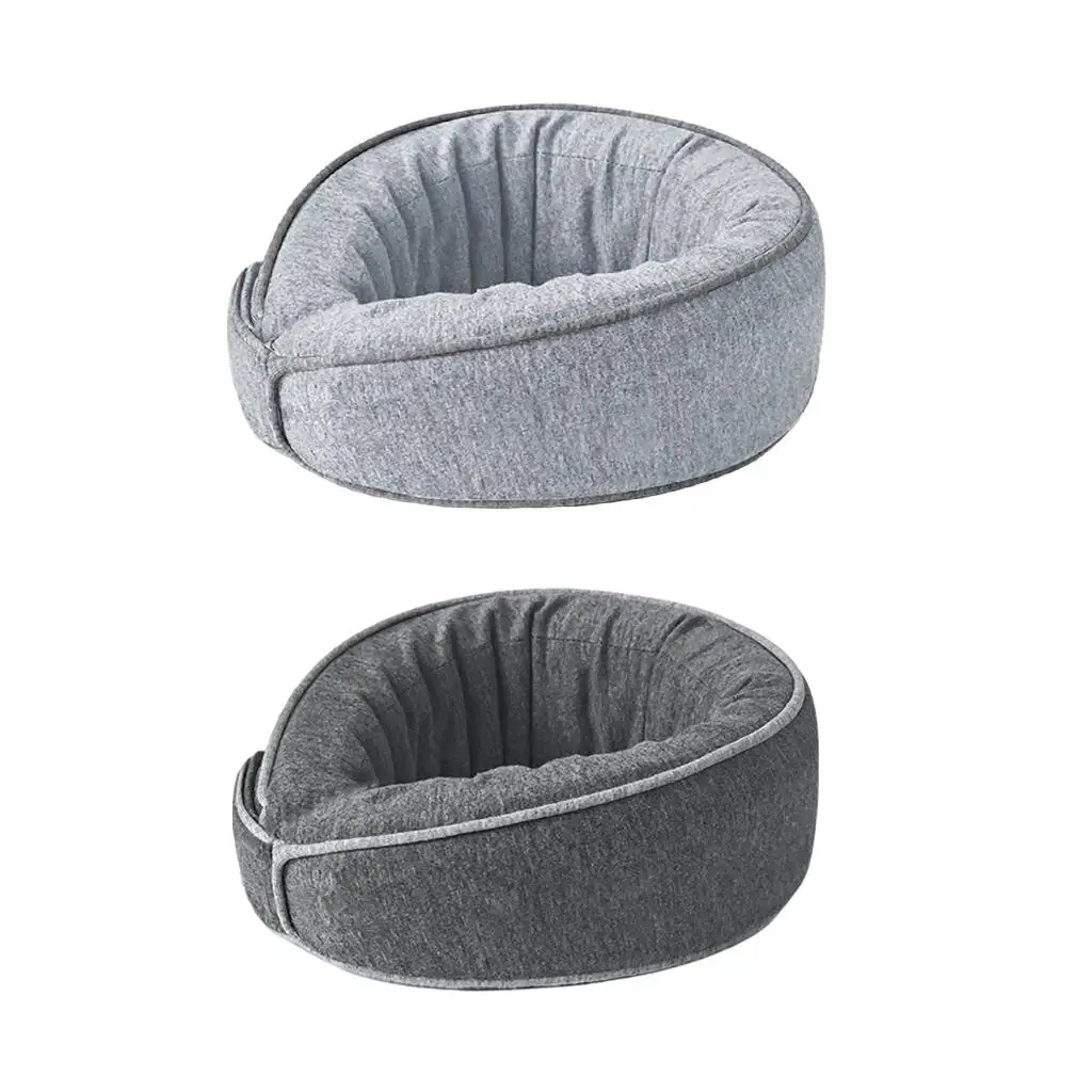 Travel Pillow Memory Foam Support Head Chin Breathable Chin Supporting Soft Comfortable Cushion U Shaped Pillow for Travelling