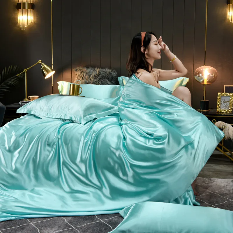 Quilt Cover Bedding Queen King Size US 2018 4Pcs Set 3D Brushed Printed Duvet 