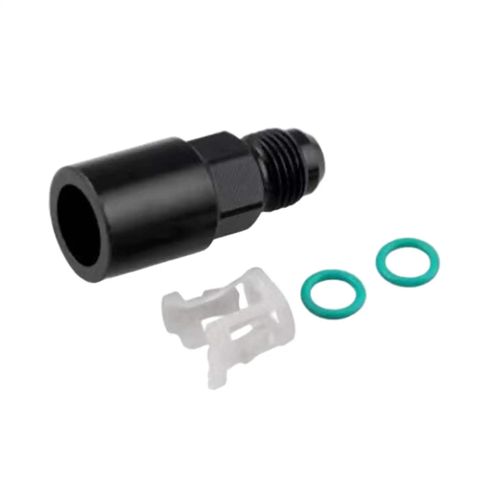 Fuel Adapter Fitting 6AN to 5/16 GM Quick Connect Black Oil Line Swivel Pipe Adapter Fit for Fuel Rail Quick Connect Fitting