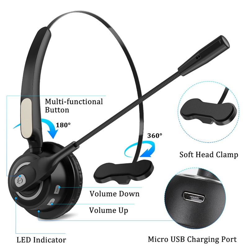 bluetooth com microfone para telefones computador desktop