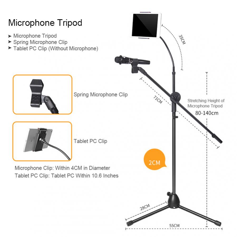 pedestal para microfone