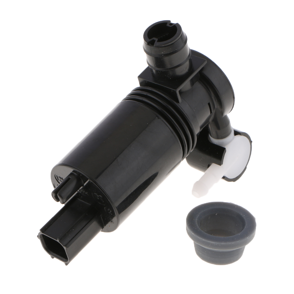 Windshield Washer Pump w/Grommet - For:Ford Fiesta 2011-2015 (Front & Rear) (4Dr Hatchback) - Replaces OEM # 8A61-17K624-AA
