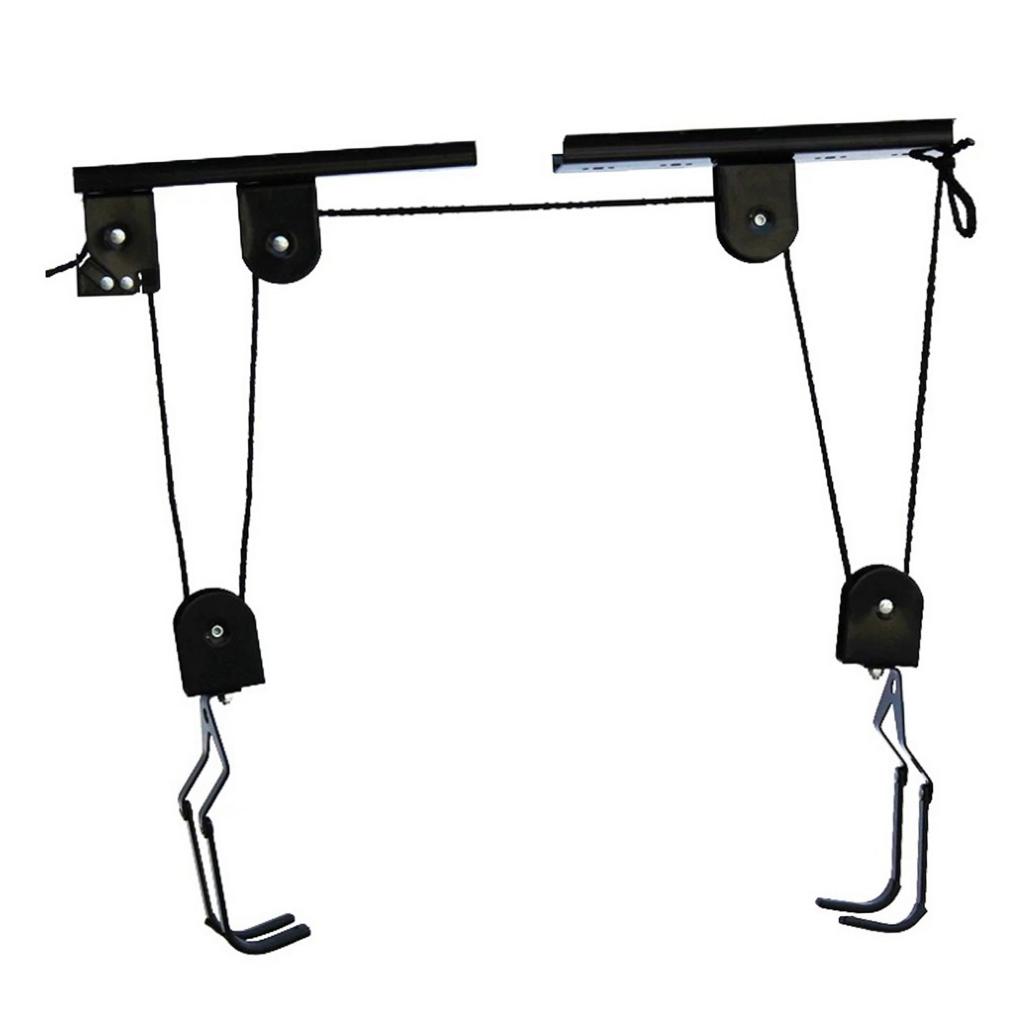 Ceiling Mounted Cycle Bike Lift Storage Hanger Holder Garage Hook Hoist Accessories