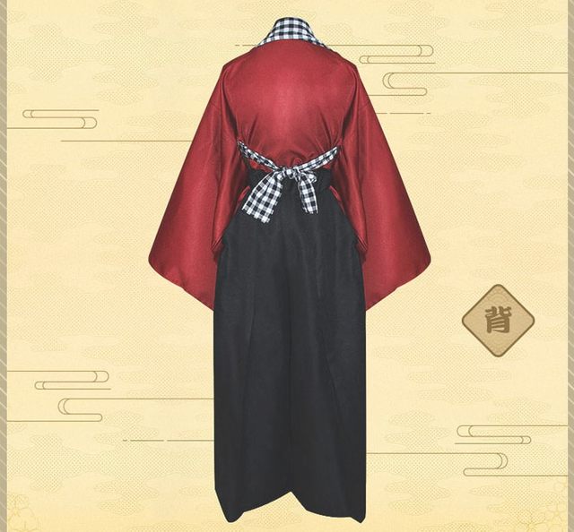 Costume Samouraï Japonais Pour Homme - Kimono Et Hakama Noir - Pour Aïkido, Kendo, Cosplay - Ensemble Complet