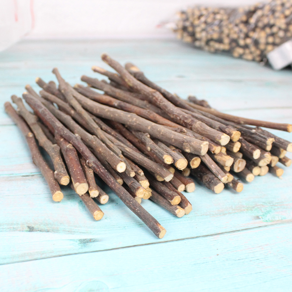 Natural Wood Chew Sticks for Small Pets Hamster Chinchillas Gerbils Rats