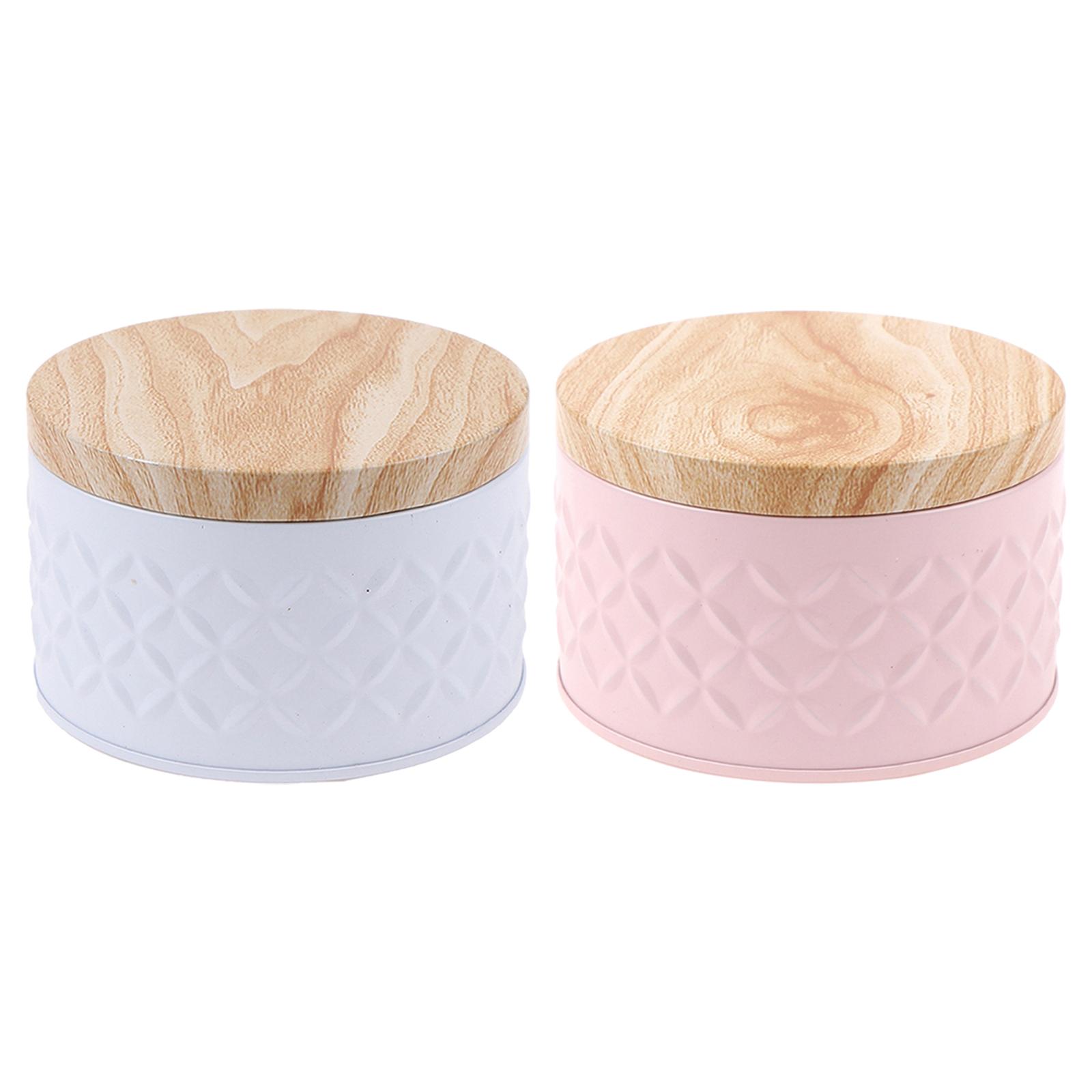 Empty Tins Box Storage Box Organizer Cookie Box Candle Tins Candle Containers for Candle Making Arts & Crafts Gifts Packing