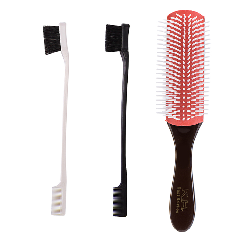 Hair Styling, Smoothing, Straightening Brush with 2pcs Smooth Gentle Hair Gel