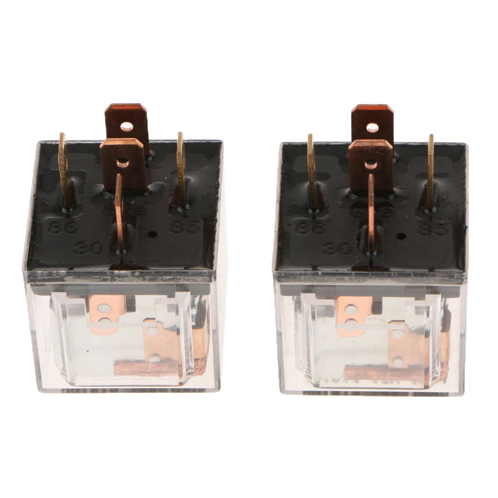2 Pieces 12V 100A 5 Pins Waterproof Automotive Car Truck Changeover Relays