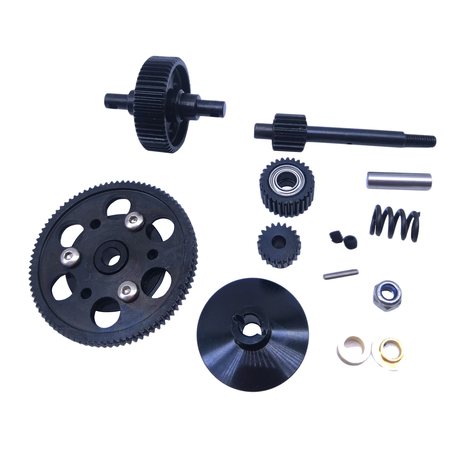 Complete Set Hardened Steel Transmission Gears With Motor Gear Big Gear 87T for Axial SCX10 1/10 RC Model Rock Crawler Car