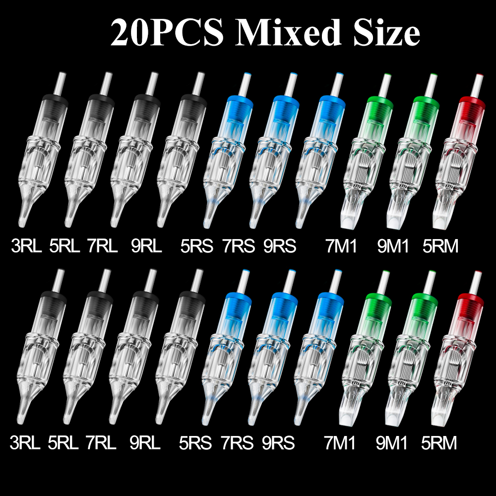 Best of Mixed 10 Sizes Disposable Cartridge Tattoo Needles Eyebrow Permanent Makeup For Cartridge Machines Pen Grips Reviews & Tips