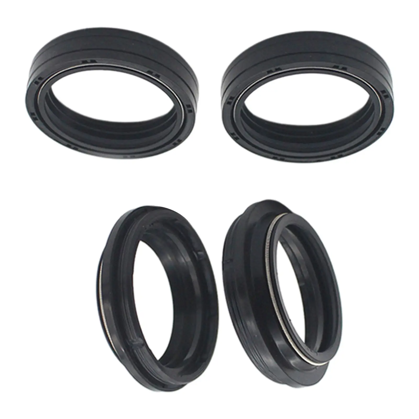 2 Pieces Fork and Dust Seal Kit Compatible Dust Seal Set Fit for R1200GS Adventure 2006-2012 for BMW F650CS ABS 2003-2005