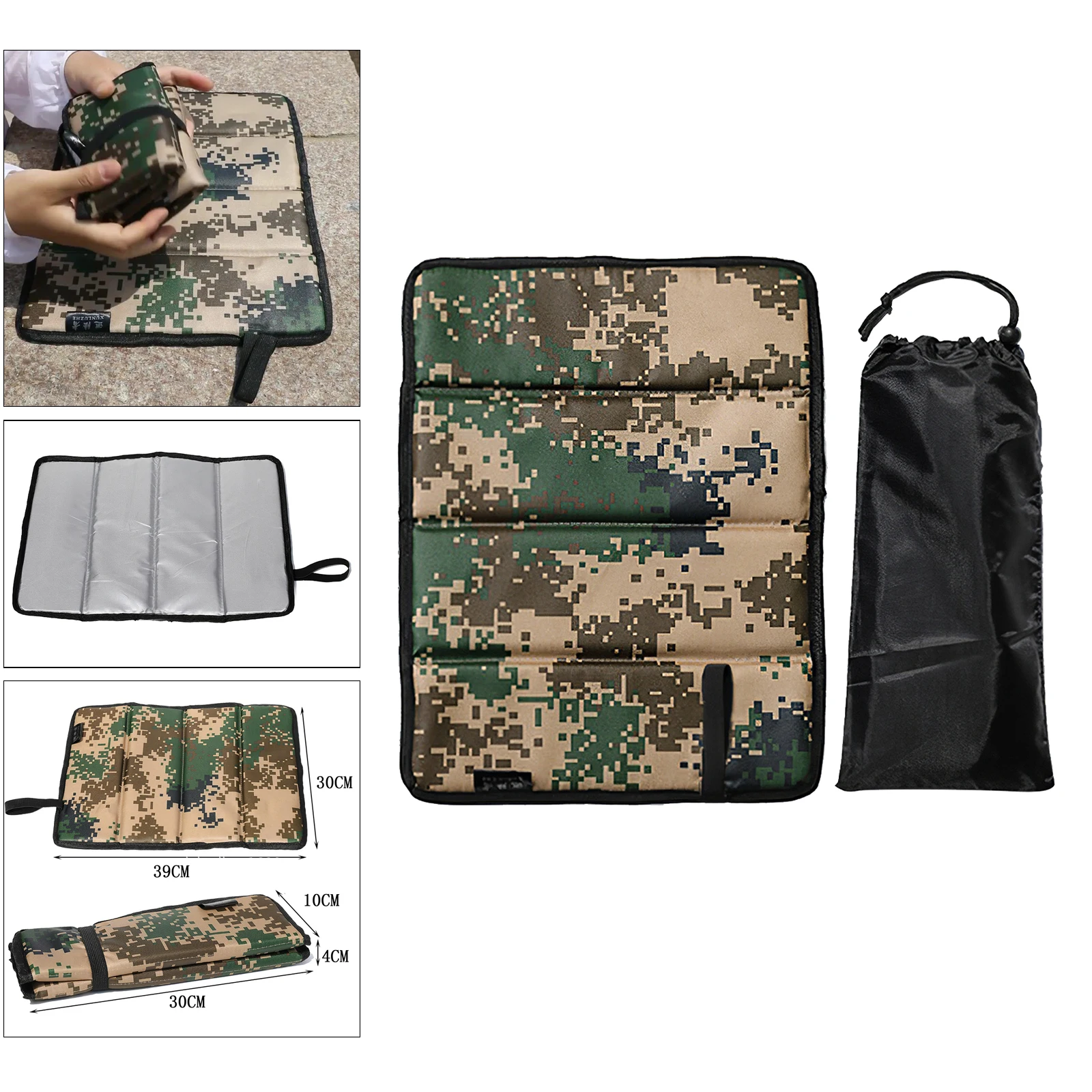 Foldable Foam Seat Cushion Sitting Mat Hiking Beach Park Pad Travel Camping