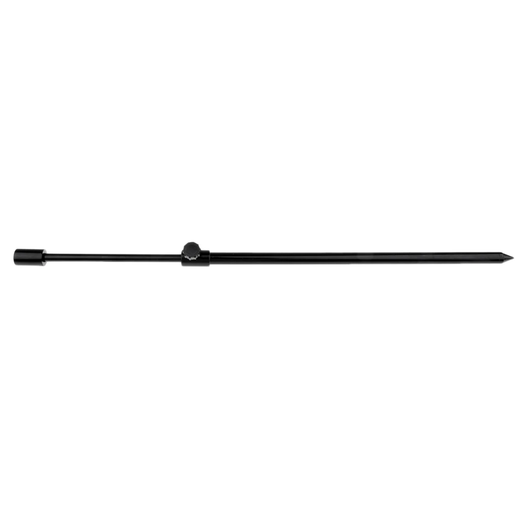 Fishing Bankstick Aluminium Black WITH Rod Rest 30-50 cm Bank Stick 