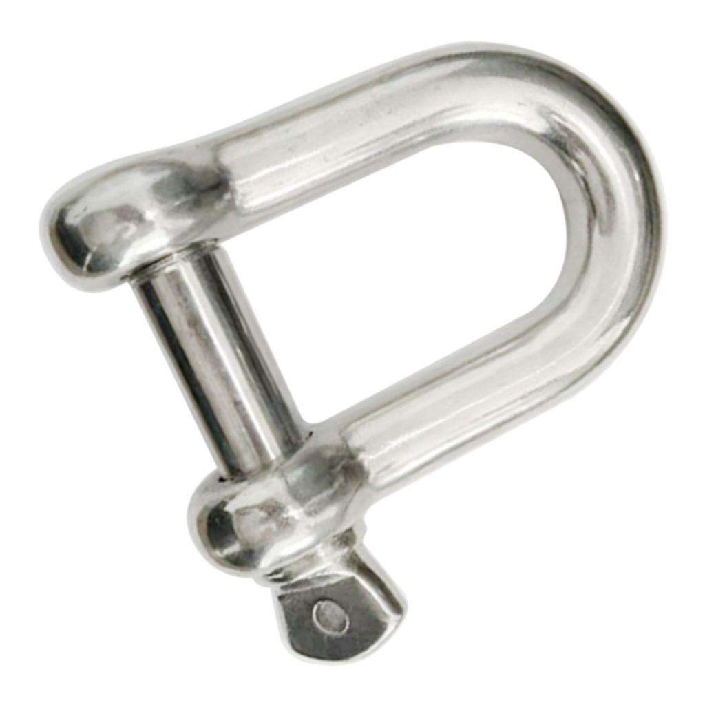 14MM Lifting Towing Bow D Shackle Buckle D- Anti-rust for Mairne Boat RV
