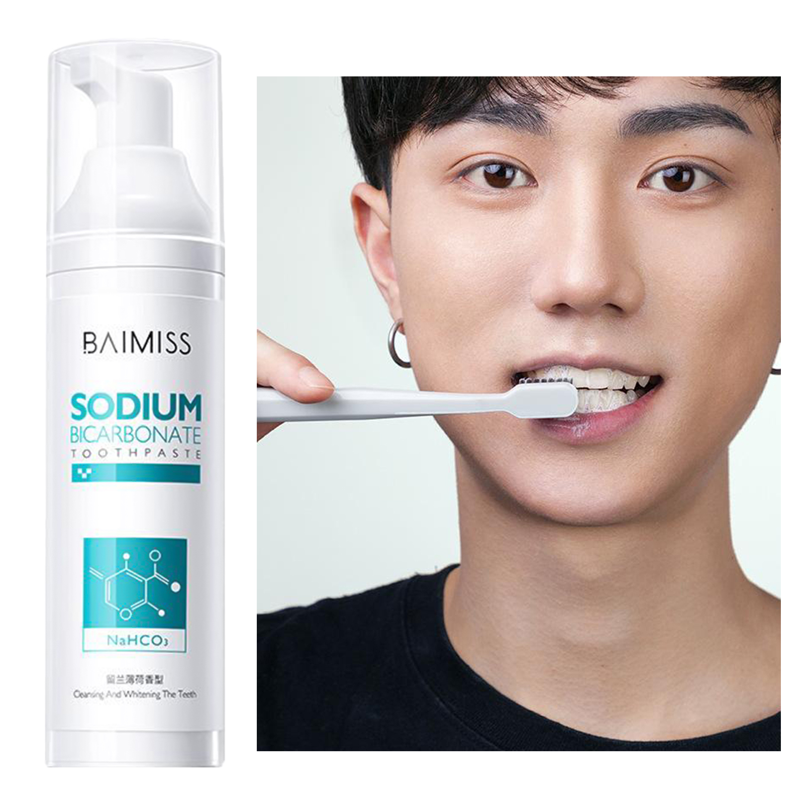  Teeth Whitening Toothpaste，No Sensitivity, Travel-Friendly Easy to Use