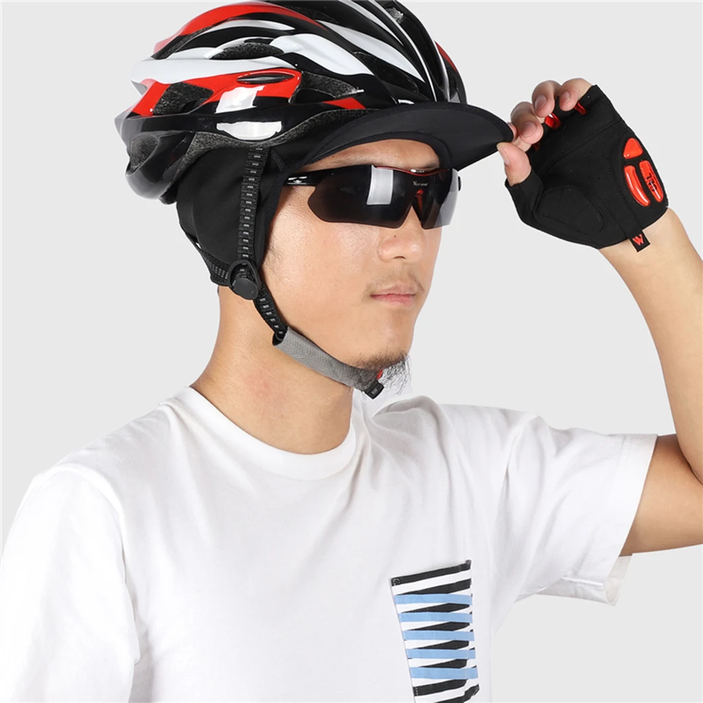 Winter Cycling Cap Windproof Warm Fleece Thermal Hat Helmet Liner Cover Cap