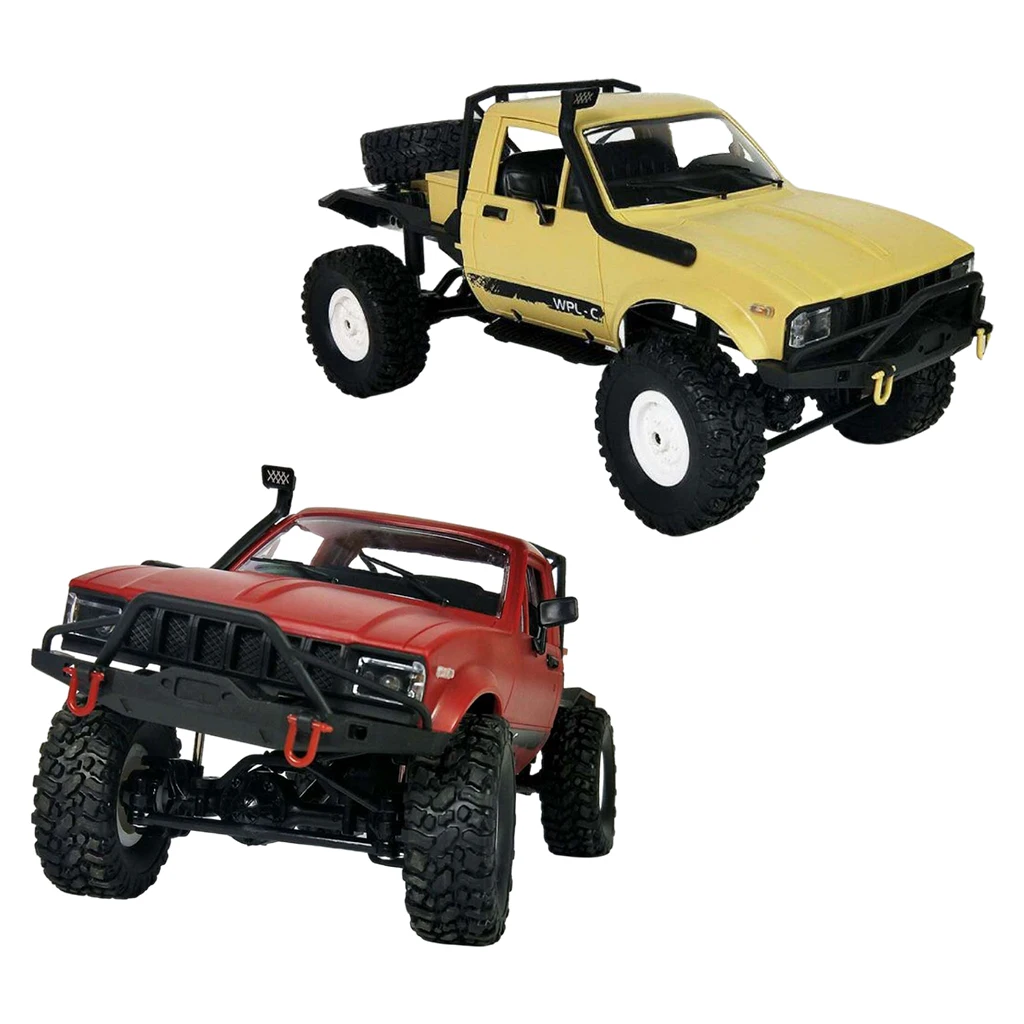 WPL C14 RC Truck 1:16 4WD Children 2.4G Off-Road Car Electric 15km/H RTR Mini Racing Car Toy Gifts For Kids Toys