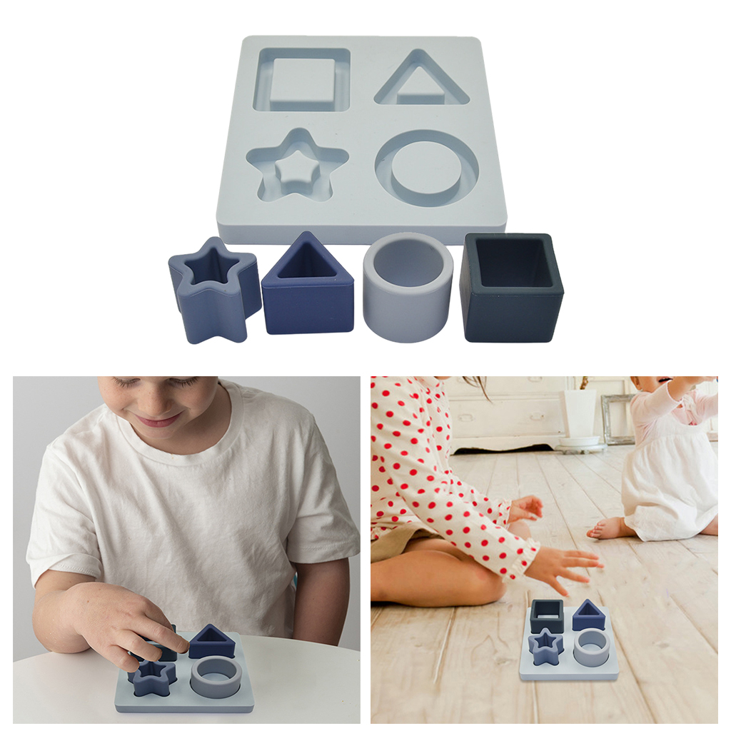 Modern Puzzles Toys Stacking  Development Easy Handle Baby Gifts