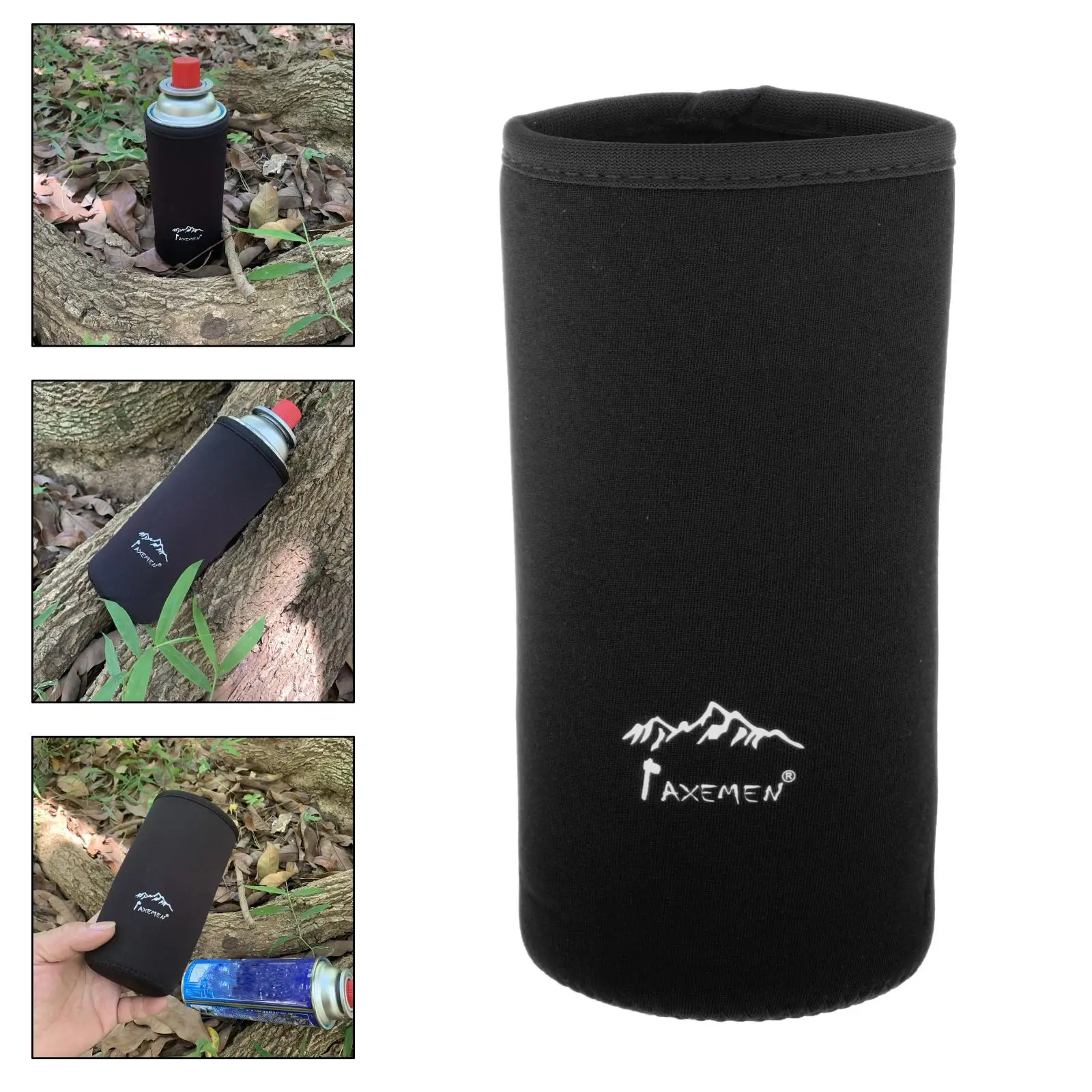 Neoprene Gas Bottle Cover Camping Propane Tank Bag Calor Gas Cylinder Case Black