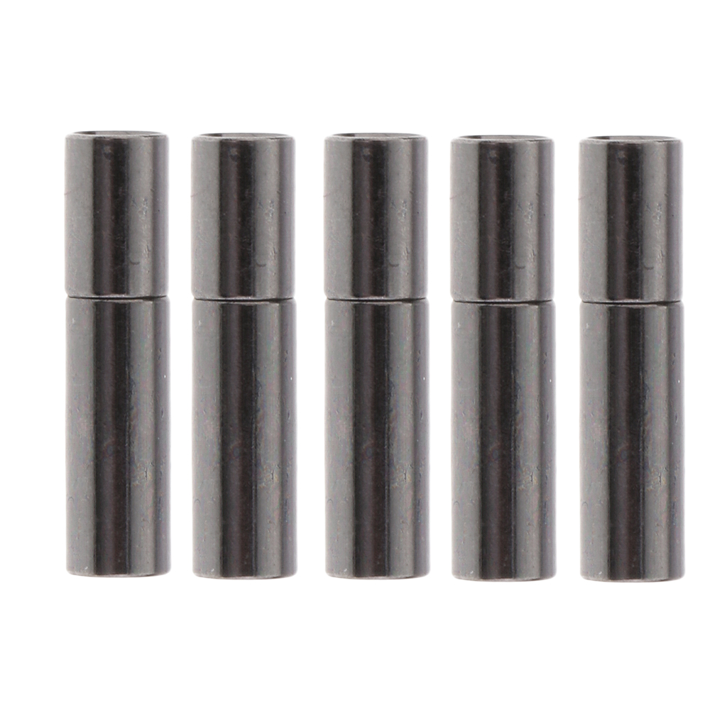 5 Set Metal End Caps Jewelry Clasps Fits 4 Mm Leather Cord Rope Connector