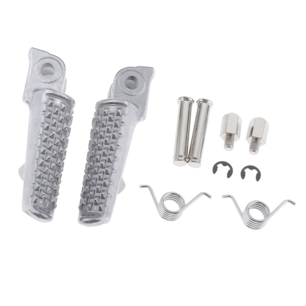 Chrome Motorcycle Front Foot Pegs For  CBR1000RR 04-14 CB1000R 2008-2014