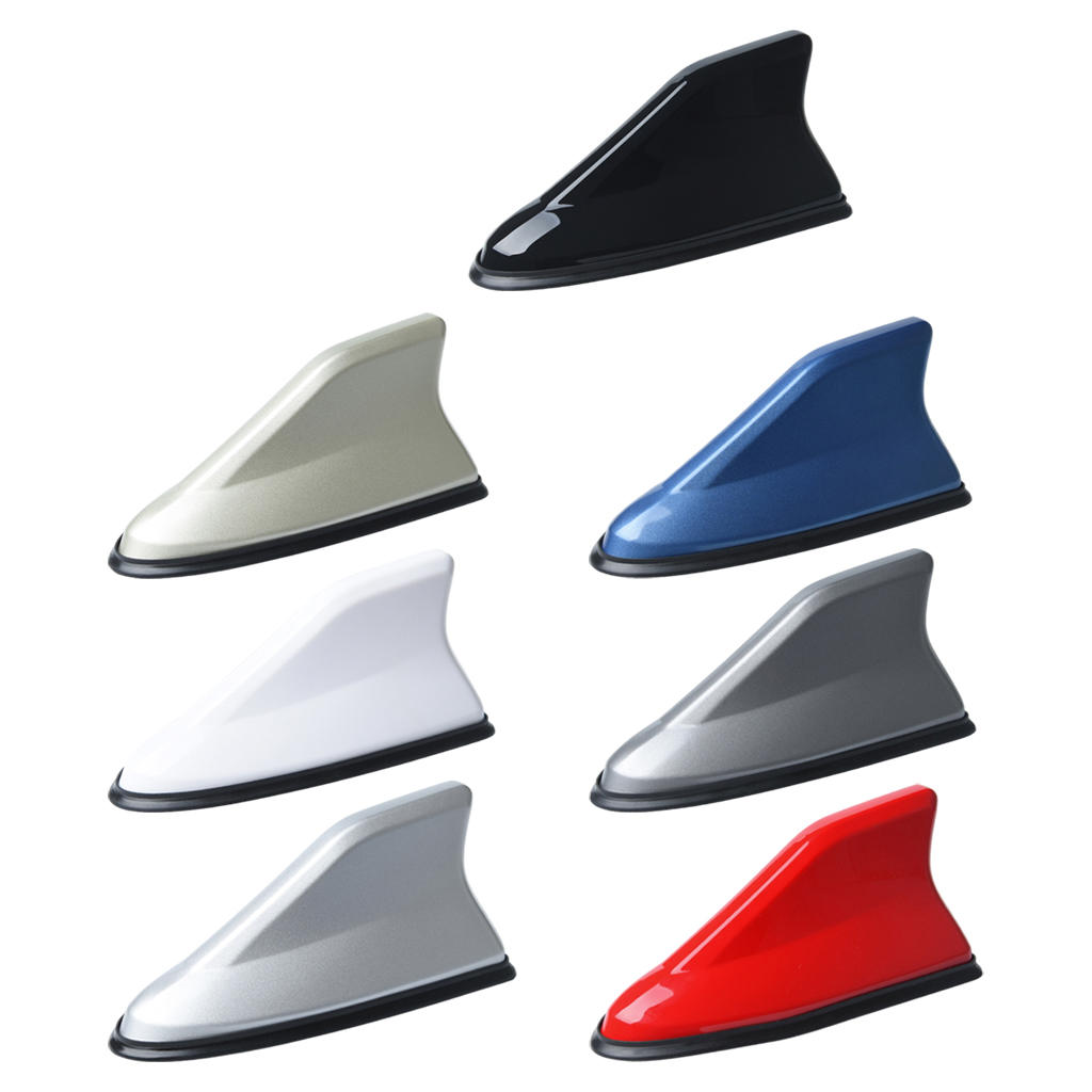 Shark Fin Antenna Universal Car Accessories Modification Decoration Roof Aerial Waterproof Replacement Car Antenna Cover Radio