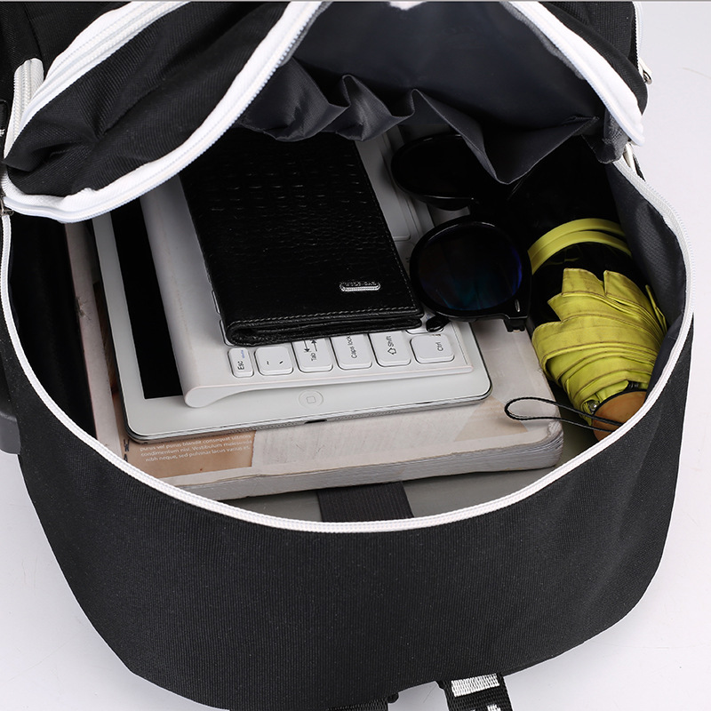 Anime meu herói academia mochila usb carga